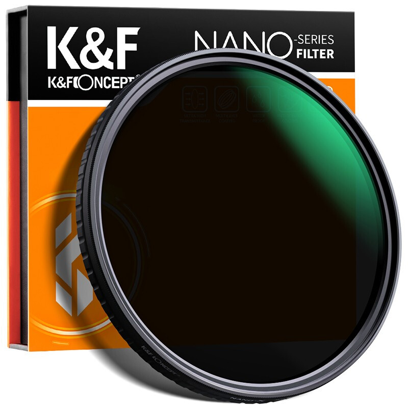 K&F Concept卓尔可调ND8-128减光镜的照片